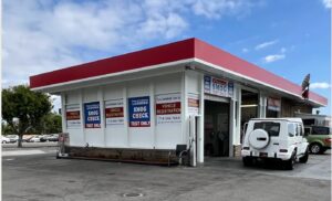 AA Smog Test Only shop sign